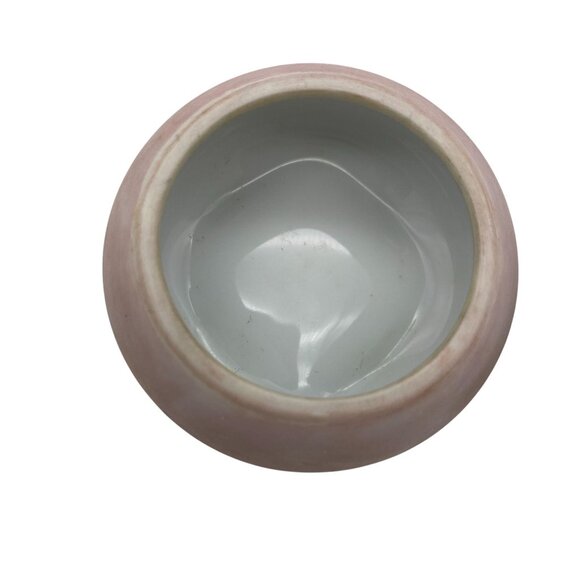 Vintage floral hand painted trinket dish boxes pink blue dresser box jewelry - Picture 8 of 11